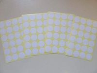 Minilabel White Paper Stickers, 18mm Circular, 96 Labels, Economy Pack