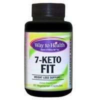 7-Keto FIT Promotes Fat and Weight-Loss - 60 Vegetarian Capsules