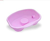 LMM@ Sit-up Wash Basin, Bed Wash Basin Paralysis Patient Use Elderly Household Nursing Pregnant Woman Hairdressing Child Lying On The Bed Shampoo Pink