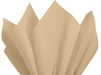 Natural Beige Art DIY Crafts Tissue Paper for Gift Wrapping 15"X20" 5 Sheets