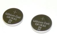 2X CR1632 BR1632 DL1632 ECR1632 KCR1632 KL1632 L1632 LITH34 LITH32 1632 Battery