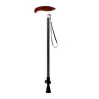 Xiao Jian Crutches - Old Man Crutches Old Man Gift Handkerchief Carbon Ultra Light Telescopic Wood Cane Men and Women Carbon Fiber Walker Anti-Slip Mat Crutch