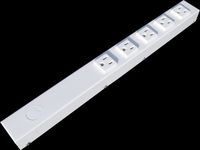 16 inch Hardwired Outlet Strip, White