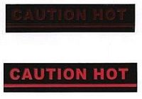 Smart Stickers "Caution Hot" - 9 Pack