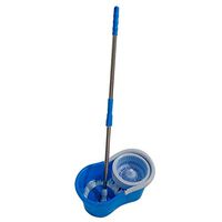 Binlin Mop,360° Spin Mop with Bucket & Dual Mop Heads Magic Spinning Mop Cleaning System for Home Kitchen Floor Cleaning