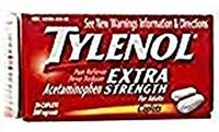 Tylenol Extra Strength for Pain Releif and Reducing Fevers 24 Caplets (1 Box Only)