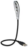 QVS USB-L3B Flexible USB 3-LED Notebook Light