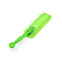 uxcell Foldable Plastic Handle Chenille Microfiber Auto Car Vehicle Cleaning Wash Duster Brush Green