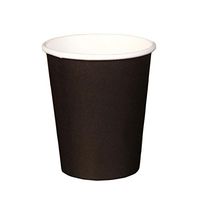 100 PCS Coffee Paper Cup 8 oz Disposable Paper Cup Black