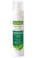 Medline Remedy Phytoplex Hydrating Cleansing Foam, No-Rinse Body Wash and Shampoo, Sulfate-Free, 8 Fluid Ounce