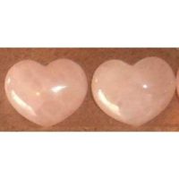 Rose Quartz Carved Pocket Heart Ideal Wedding Favour