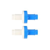 Enema Essentials - One-Way Flow Valve for Mess-Free Enemas – Compatible with Most Enema Tubings (Set of 2)