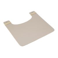 Drive Medical Portable Wheelchair Tray, Walnut
