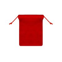 Richman789 Gift Bags Jewelry Pouches Velveteen Present 25 Piece Red 3 x 4 inches
