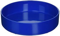 Sammons Preston High-Sided Dish, Blue, Durable Melamine Plastic Plate has 7.75" Diameter & 1.75" High Sides, Can Serve as Bowl or Scooping Aid, Independent Eating Tool for The Elderly, Disabled