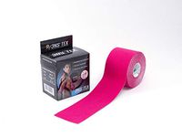 3NS Kinesiology Sports Athletic Tape Cotton - 2" x 16.4ft / 5cm x 5m (Pink) Elastic Muscle Support Tape Water Resistant Strapping Taping Tape