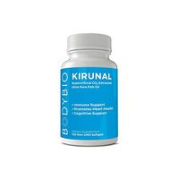 BodyBio - Kirunal Fish Oil, Non-Oxidizing, High-Dose, 3:1 EPA to DHA, 500mg, 120 softgels