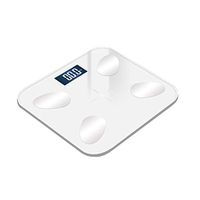 Bluetooth Body Fat Scales, Digital Bathroom Scales Weighing Scales Weighing, Intelligent BMI Scale, Body Composition with A Smart Phone Application Monitors CQOZ (Color : B)