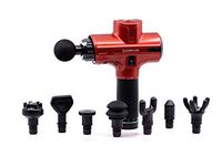 Red Zarifa Z-Smart Massage Gun Plus Lightweight Handheld Massage Gun with Powerful 20-Speed Settings for Deep Tissue Percussion Therapy- Five Hours of Working time
