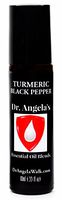 Dr. Angela Walk Turmeric Black Pepper Therapeutic Grade Essential Oils | Muscle and Joint Pain | Inflammation Support | Migraine and Headache Relief Roll-On Bottle (10 ml)