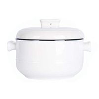 Bowl Ceramic Instant Noodle Folk culture bowl 6 Inch Noodle Folk culture bowl With Lid Soup Folk culture bowl Large Student Dormitory Ceramic Folk culture bowl Cooking & Dining (Color : White, Size :