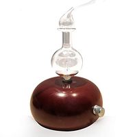7 CHARKA ASTROLOGY Nebulizing Pure Aromatherapy Essential Oil Diffuser, Premium Waterless Glass Reservoir & Natural Wood Base, No Plastic & No Heat, Safe for Kids & Adults, Great for Large Rooms