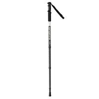 Crutches Hiking Sticks Telescopic Light Cane Climbing Equipment Aluminum Alloy Multi-Purpose Outdoor Three-Section Carrying (Color : Black, Size : 60cm)