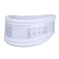 Artibetter Neck Support Brace Adjustable semi-Hard Cervical Collar for Stiff Neck Injury Pain Relief Size m (White)