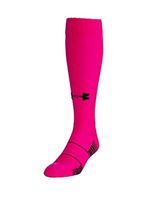 Under Armor Team Over The Calf Socks, 1-Pair, Tropic Pink, Shoe Size: Mens 8-12, Womens 9-12