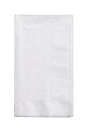 Club Pack of 600 White 2-Ply Disposable Party Paper Guest Napkins 8"