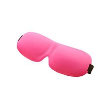 SUPVOX 3D Sleep Blindfold Upgraded Sleeping mask Upgraded Eye Blindfold for nap Travel Light Block (Rose red)