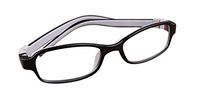 Deding Kids Optical Eyeglasses No Screw Bendable with Stringa and Case,Children Tr90&silicone Safe Flexible Glasses Frame (Black Gray)