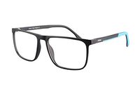 SHINU Men's Progressive Multifocal Reading Glasses TR90 Rectangular Frame-M078(C2,0/175)
