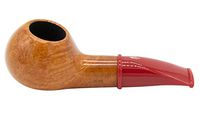 Savinelli Mini 321 Red Smooth Tobacco Pipe - Author