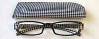 ilovemyreadingglasses Fashion Reading Glasses - Houndstooth Black +1.0