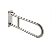 YSXZM Bathroom Grab Rail, Safety Wall-Mounted Anti-Skid Fold Handle Railings Armrests Support Rail Railings Armrests (Color : Silver, Size : 6020CM)