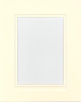 Golden State Art, Pack of 20 11x14 Ivory/Ivory Double Mats Mattes with White Core Bevel Cut for 8x10 Photo + Backing + Bags