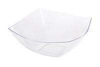 Blue Sky Disposable Plastic Bowls | Premium Quality & Heavy Duty Clear Dinnerware Set | Excellent for Weddings, Baby & Bridal Showers, Birthday Parties, More | 64 Oz. (5 Pack)