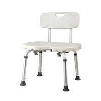 Firsthgus Shower Chair Shower Stool Lightweight Height Adjustable, Bathroom Seat, with Non-Slip Leg Pad for Elderly, Disabled, and Handicapped Pregnant Woman Support 136kg (Color : Shower Chair)