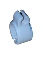 Smokeasy | Multi-Purpose Cigarette Holding Ring | Smoking Gadget for Console Gamers, PC Gamers, Musicians and Drivers | One Size Fits All - No More Stinky Fingers (White)