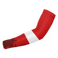 Sincerity First Denmark Flag Music Band UV Protection Cooling Arm Sleeves for Sports Motorcycle Men Women