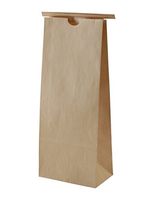 BAP 1 LB Kraft Poly Lined Paper Bag with tin Tie (500 pcs)