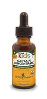 Herb Pharm Kids Certified-Organic Alcohol-Free Captain Concentrate Liquid Herbal Formula, 1 Ounce
