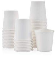 [200 Pack - 4 oz.] Espresso Paper Cups - Small Disposable White Hot Paper Coffee Cups for Espresso, Macchiato, Cortado and More