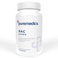 PUREMEDICS NAC 600 mg (N-Acetylcysteine 600mg) - NAC Supplement to Support Healthy Immune System and Healthy Lung Tissue - Recommended by Doctors - Hypoallergenic - Non-GMO - Gluten-Free - 100 Capsule