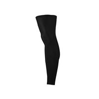 Sports Compression Leg Sleeves for Women and Men - Boosts Circulation - Aids Faster Recovery - Protect from UV & Abrasions for: Sports & Health (1 Leg Sleeve) Colors: Black (Black, Medium)