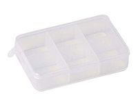 Small Drug Box Removable Partition Portable Convenient Drug Dispenser Transparen