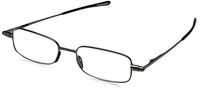 Foster GrantGavin Fold Flat 1017258-100.COM Rectangular Readers, Gunmetal, 1