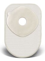 ActiveLife One-Piece Closed-End Pouch with Skin Barrier - Pre-Cut: 1 1/4" - Color: Transparent - Box of 60