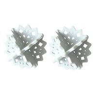 Iusun Washing Machine Laundry Filter Bag Home Washer Floating Lint Hair Pet Fur Catcher Mesh Pouch Bag Removal Device Clothes Clean Laundry Ball Retaining Filter Cleaning Supplies (Gray-2PC)